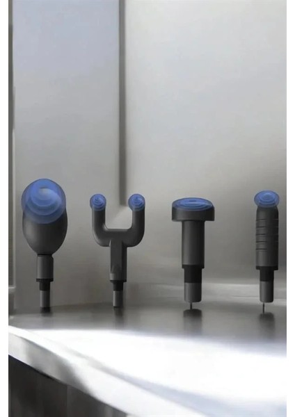 4 Başlıklı Darbeli Şarjlı Masaj Aleti Tabancası Kablosuz indirimleri