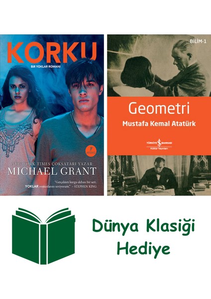 Korku (Ciltli) + Geometri + Dünya Klasiği Hediye