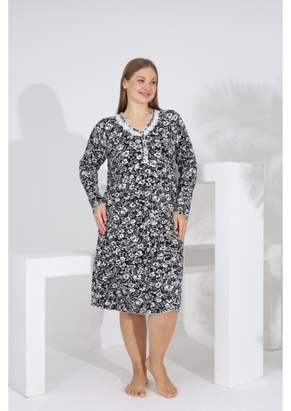 Angelique Bambu Uzun Kol Kadın Elbise 22601