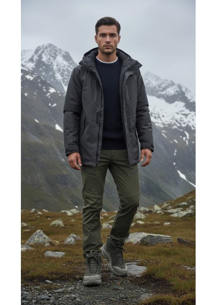 Unisex Ortopedik Su Geçirmez (Waterprof) Kaymaz Taban Trekking-Kar Botu HT5K/B260881A fırsatları