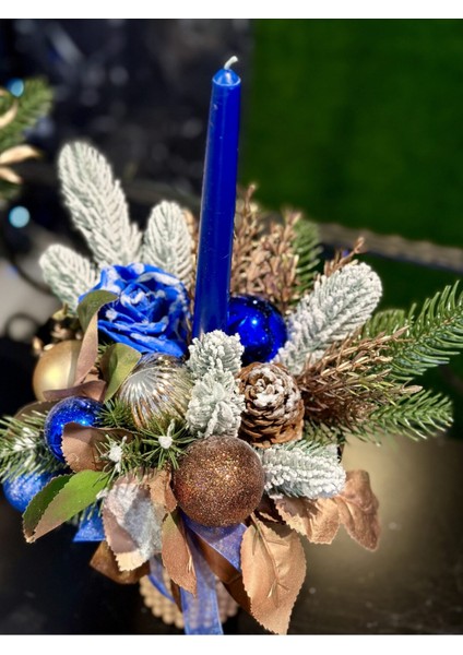 Yılbaşı Lüks Tasarım Dekor Mumluk fiyatları