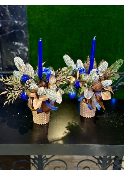 Yılbaşı Lüks Tasarım Dekor Mumluk modelleri