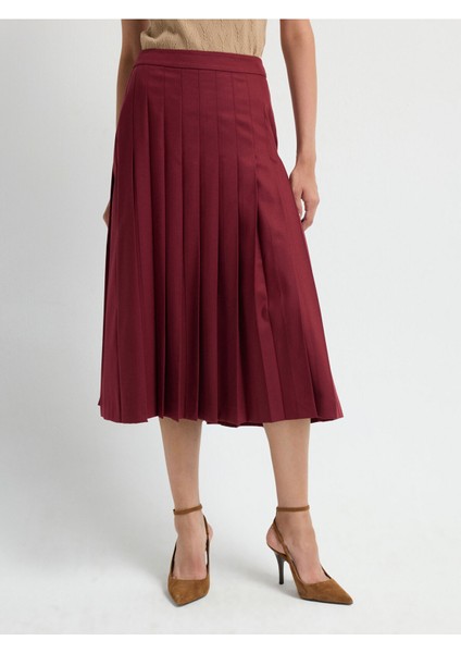 Pileli Etek Bordo 12745672000 fiyatları