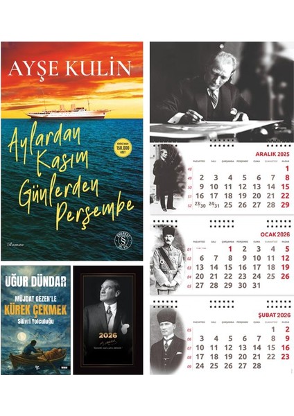 Aylardan Kasım Günlerden Perşembe ve Müjdat Gezenle Kürek Çekmek -Istikbalajanda - Imza Duvartakvimi