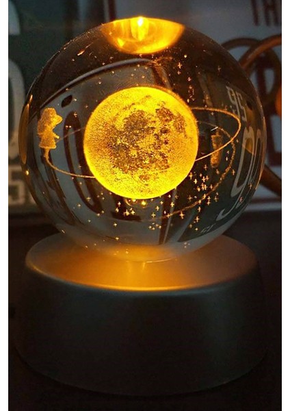 Satürn Kız Cam Küre