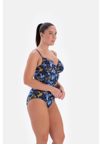 Büyük Beden Çiçekli Tek Parça Mayo fiyatları