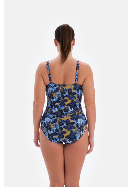 Büyük Beden Çiçekli Tek Parça Mayo modelleri