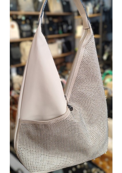 Kadın Omuz Çantası Siyah Taşlı N1030 modelleri