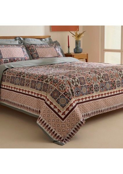 Tessera %100 Pamuk Çift Kişilik Nevresim Takımı Mint modelleri