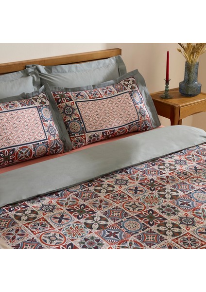 Tessera %100 Pamuk Çift Kişilik Nevresim Takımı Mint fırsatları