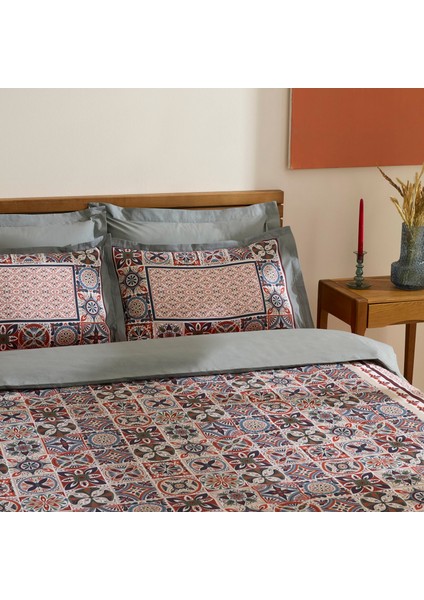 Tessera %100 Pamuk Çift Kişilik Nevresim Takımı Mint indirimleri