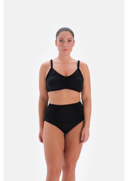 Yüksek Bel Destekli Büyük Beden Bikini Takımı