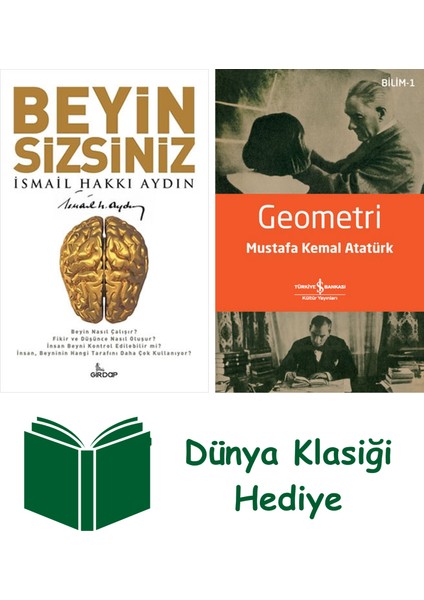 Beyin Sizsiniz + Geometri + Dünya Klasiği Hediye