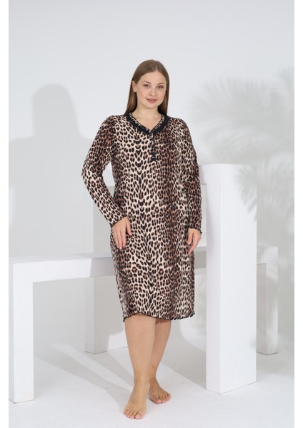 Angelique Bambu Uzun Kol Kadın Elbise 22607