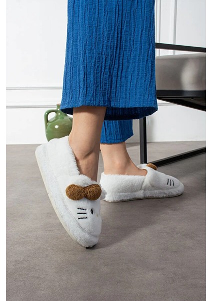 Pitty Hello Figürlü Kadın Yumuşak Peluş Kumaş Içi Tüylü Rahat Ev Içi Terlik fiyatları