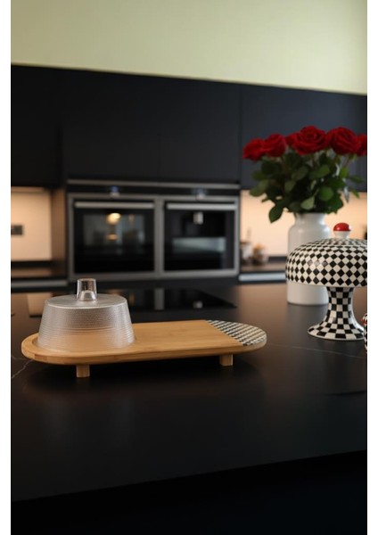 Ritual - Cam Kapaklı Peynir Seti Oval modelleri