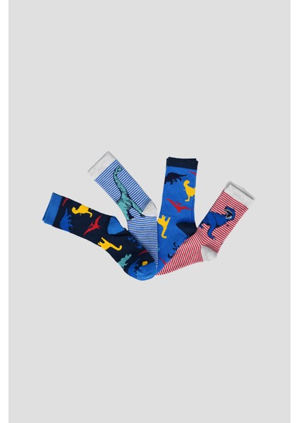 4 Çift Mevsimlik Erkek Çocuk Soket Çorap fiyatları