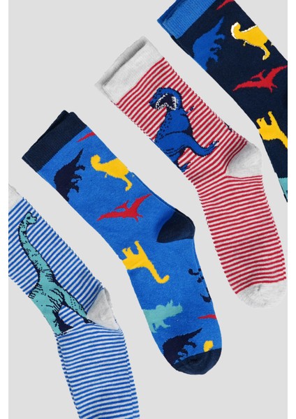 4 Çift Mevsimlik Erkek Çocuk Soket Çorap fırsatları