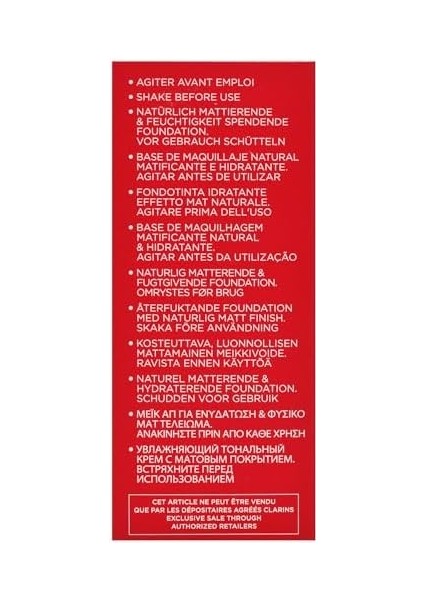 Clarins Skin Illusion Velvet 111N 30 ml Matlaştırıcı Fondöten modelleri