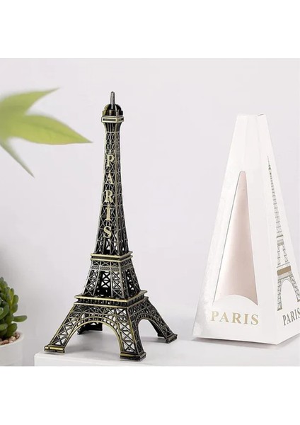 Dekoratif Eyfel Kulesi Metal 15 cm Aşkın Işıltılı Simgesi Sevgiliye Ev Ofis Hediyelik Obje ve Biblo fırsatları