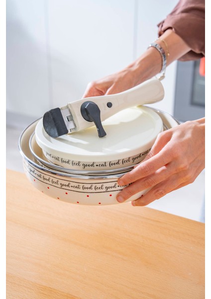 Feel Good Emaye 3 Lü Tava Seti