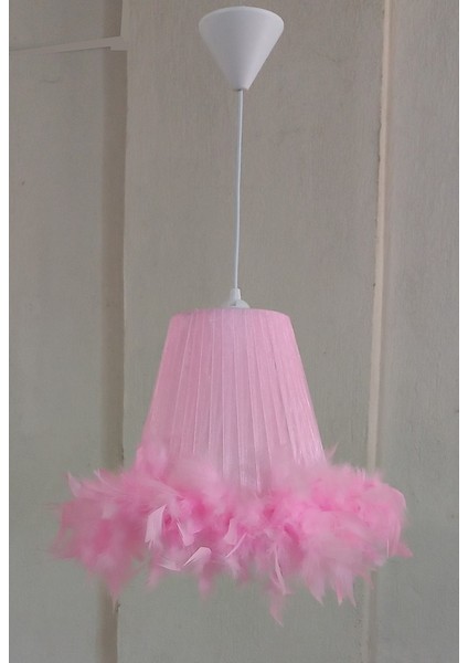 Pembe Organze Sarma M-317 Yatak Odası Çocuk Odası Genç ve Bebek Odası Avize Aydınlatma Sarkıt fiyatları