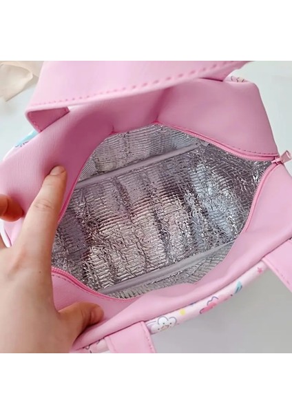 Beslenme Çantası Izoleli Sıcak Soğuk Koruma Hello Kitty Figürlü Pembe HK0485 fiyatları