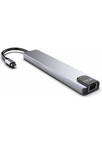 8 In1 4K Ultra Hd Type C USB 3.0 Hub HDMI RJ45 Sdtf Adaptör Çoklayıcı indirimleri