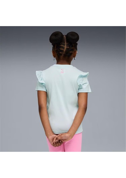 632386 47 Puma x Hk&fr Ruffle Tee Küçük Kız Çocuk T-Shirt modelleri