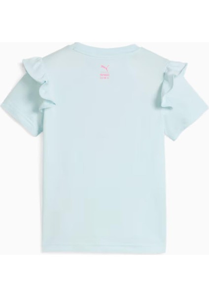632386 47 Puma x Hk&fr Ruffle Tee Küçük Kız Çocuk T-Shirt indirimleri