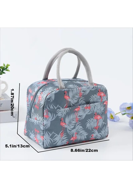 Beslenme Çantası Izoleli Sıcak Soğuk Koruma Flamingo Figürlü fiyatları