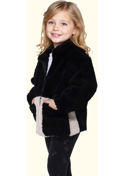 Kız Çocuk Peluş Fermuarlı Welsoft Kışlık Mont modelleri