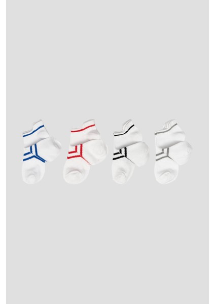 4 Çift Yazlık Pamuklu Erkek Çocuk Patik Çorabı fiyatları