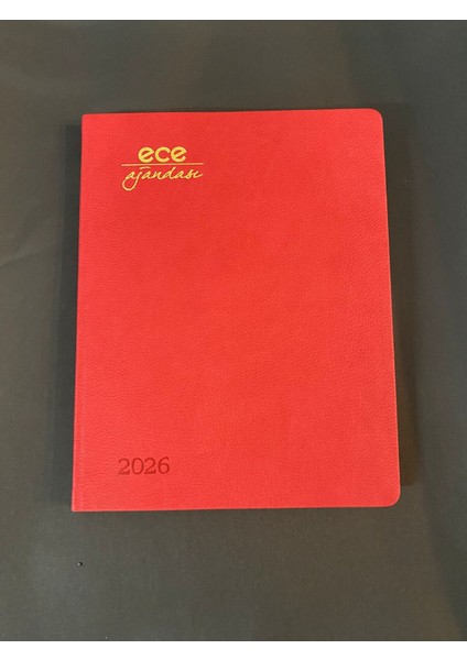 Alaçatı Haftalık 2026 Ajandası 18,5 cm x 23,5 cm Siyah Yeni (Kısmet Kırtasiye)