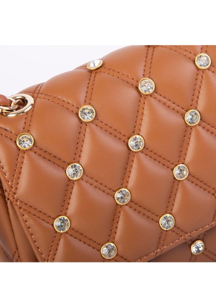 Kadın Taşlı Zincirli Şık Kapitone Çapraz Çanta N101 ( 21X12 Cm) fiyatları