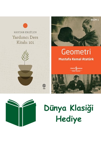 Yardımcı Ders Kitabı 101 + Geometri + Dünya Klasiği Hediye