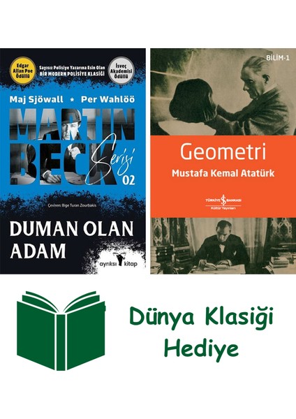 Duman Olan Adam + Geometri + Dünya Klasiği Hediye
