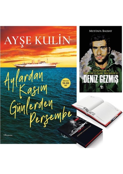 Aylardan Kasım Günlerden Perşembe ve Bitmeyen Deniz Gezmiş - Ciltli 2026 Ajanda