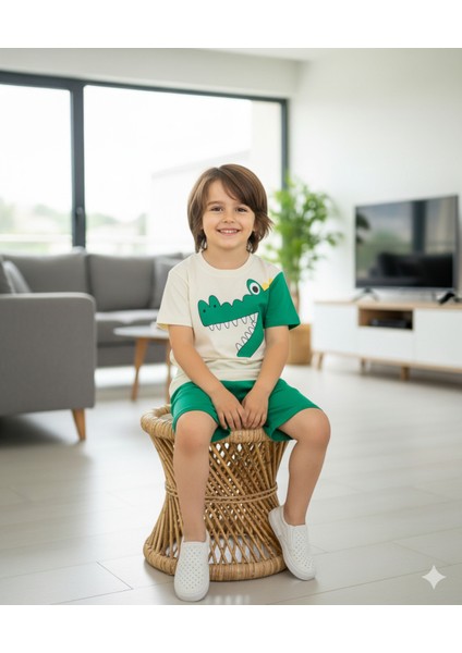 Erkek Çocuk Şortlu Takım, Timsahlı indirimleri