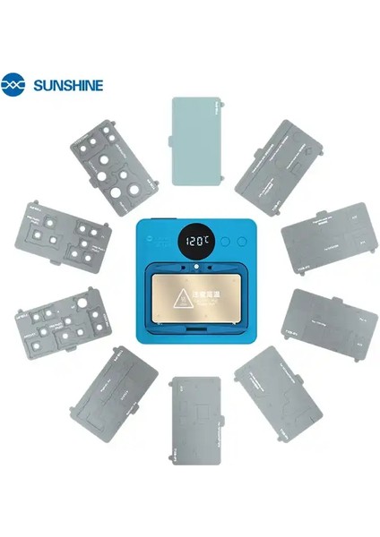 SS-T12B | Akıllı Modüler Isıtma Platformu (Evrensel Anakart Ayırma ve Çip Tamiri Için, Sıcak Hava Tabancası Gerektirmez) modelleri