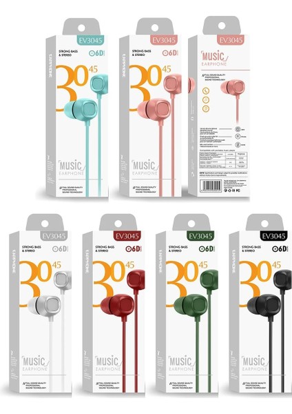 Nrtmsa Karler Bass EV-3045 Kablolu Kulaklık - Beyaz fırsatları