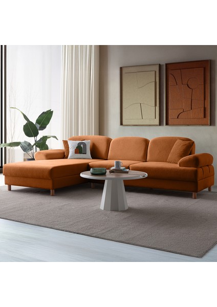 Aries Yataklı Sandıklı Köşe Takımı Turuncu Sol Köşe fiyatları