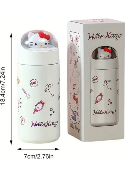 Çocuk Termos Matara Paslanmaz Çelik Hello Kitty Figürlü 350ML AD226 modelleri