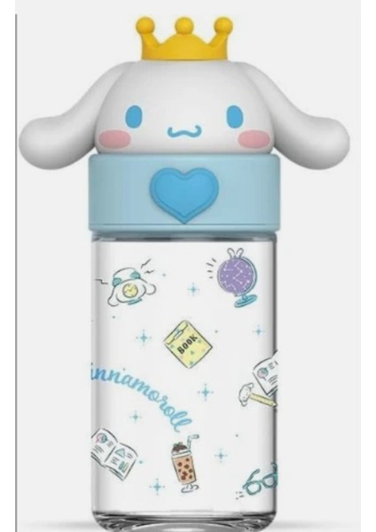 Çocuk Cam Matara Cinnemoroll Figürlü M1056