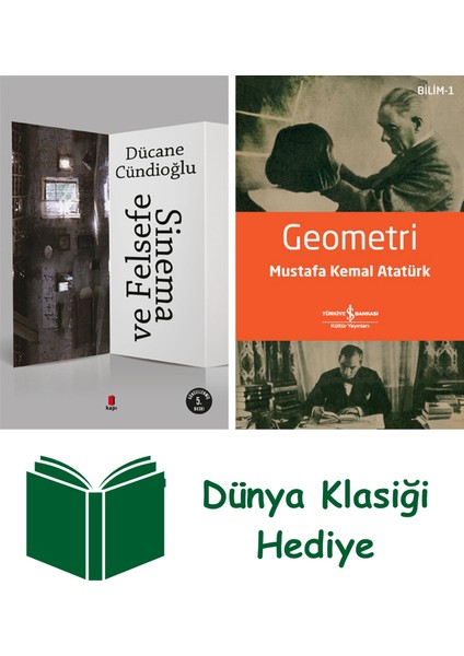 Sinema ve Felsefe + Geometri + Dünya Klasiği Hediye