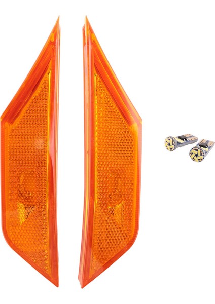 Yan Işaret Sinyali Işık Çamurluk Yan Yaprak Lambası Honda Civic Için LED Ampullü 2016-2020 34350TETH01 34300TETH01 (Yurt Dışından) fiyatları