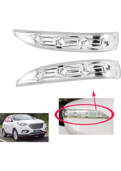 3pcs Sağ 87614-2S200 Hyundai Tucson IX35 Için 2010-2014 Dikiz Aynası Işık Dönüş Sinyal Lambası Işığı (Yurt Dışından) modelleri