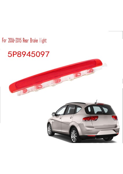 Altea Koltuğu Için Kırmızı Yüksek Montajlı Fren Lambası Altea Xl Tip 5p Altea Freetrack Tip 5p 2006-2015 Arka Fren Işığı 5P8945097 (Yurt Dışından) indirimleri