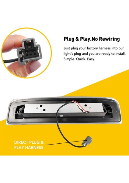 Araba Yüksek Fren Işığı Üçüncü Araba Işık Araç Arka Yüksek Montaj Stop Tail Lamba Chevrolet Sorod Silverado Sierra 14-18GMC (Yurt Dışından) fırsatları