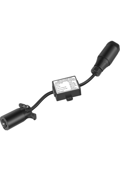 Abd&#39;den Avrupa Römorku Işık Dönüştürücüsü 7 Yolu Düz Soket (Abd Aracı)-13 Pimli Yuvarlak Fişe (Ab Fragman) (Yurt Dışından) fiyatları